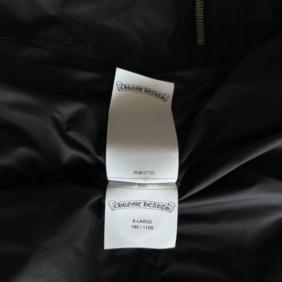 Chrome Hearts Black Cross Jacquard Puffer Vest - Picture 6 of 6